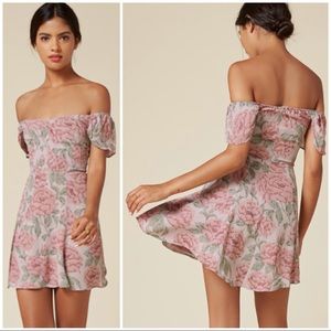 Reformation Rosa Off Shoulder Dress